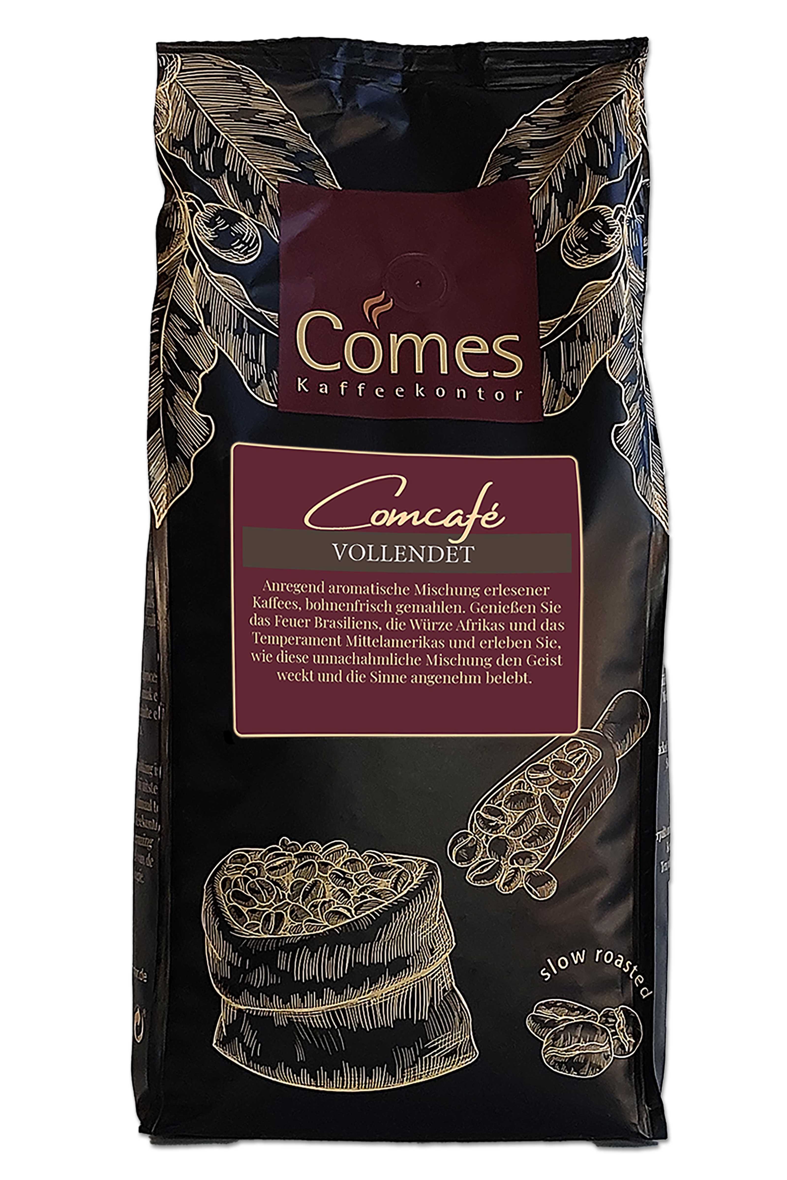 Comcafé Vollendet Kaffee ganze Bohne Comes Kaffeekontor