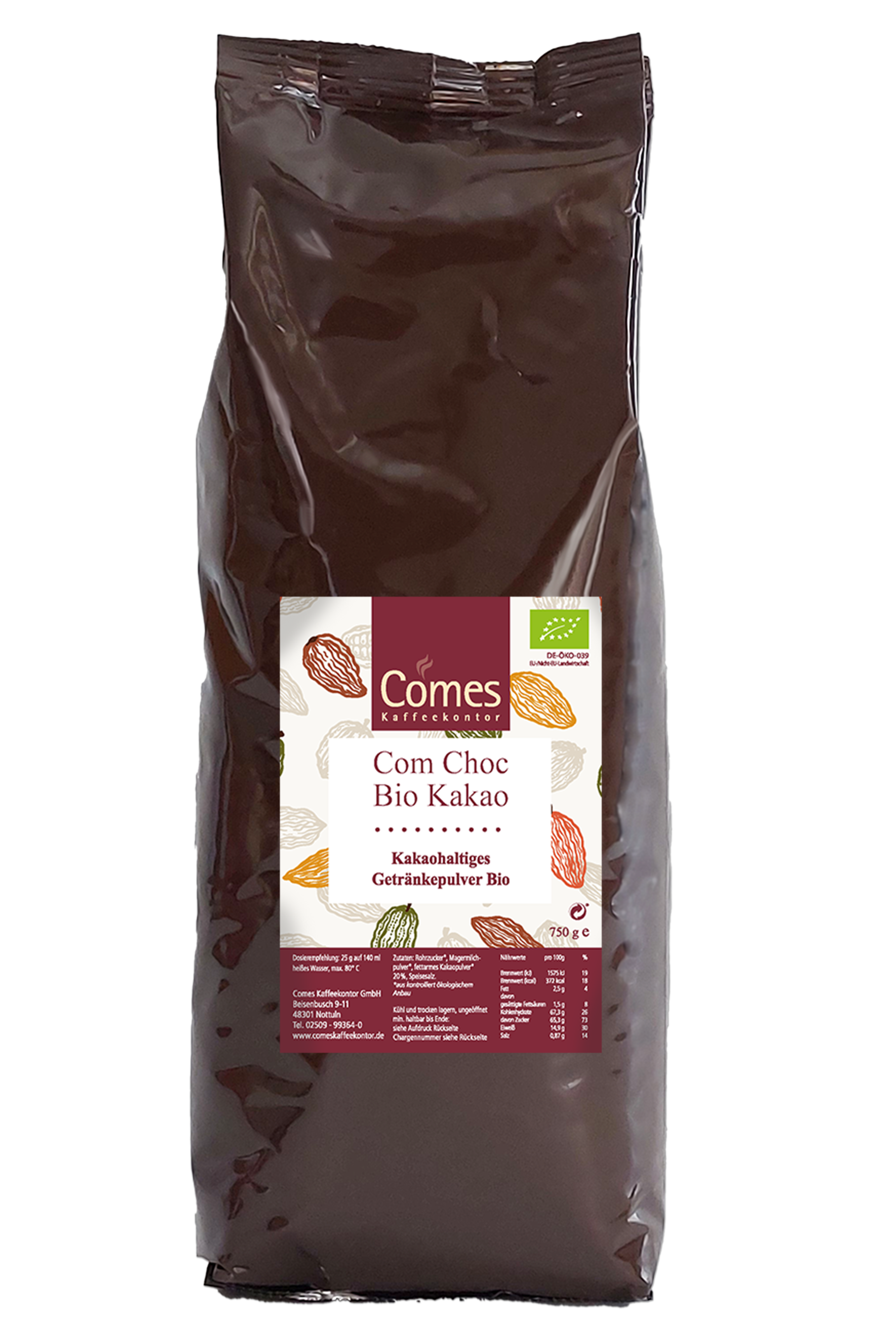Com Choc Bio Kakao Comes Kaffeekontor