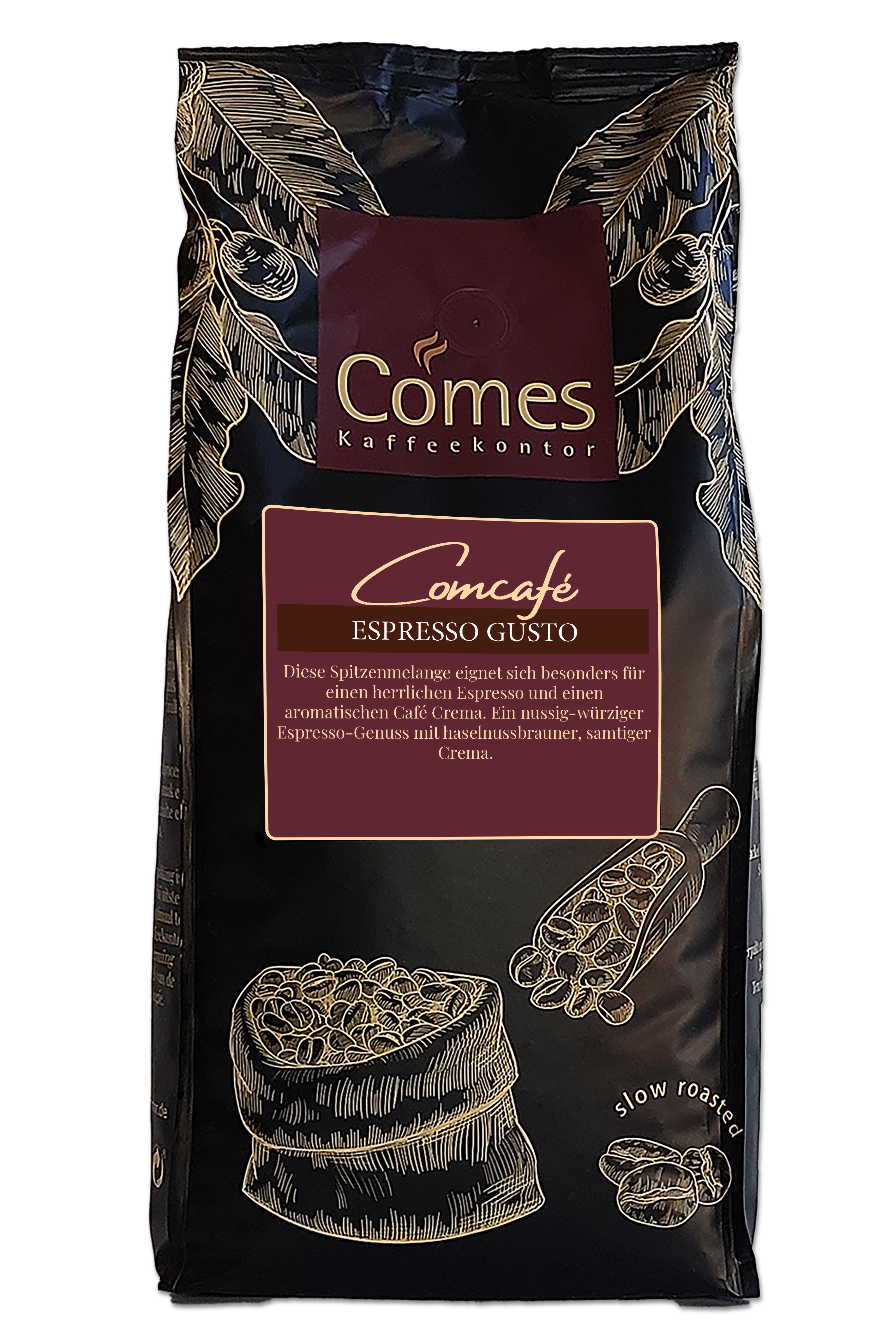 Comcafé Espresso Gusto Ganze Bohne Comes Kaffeekontor