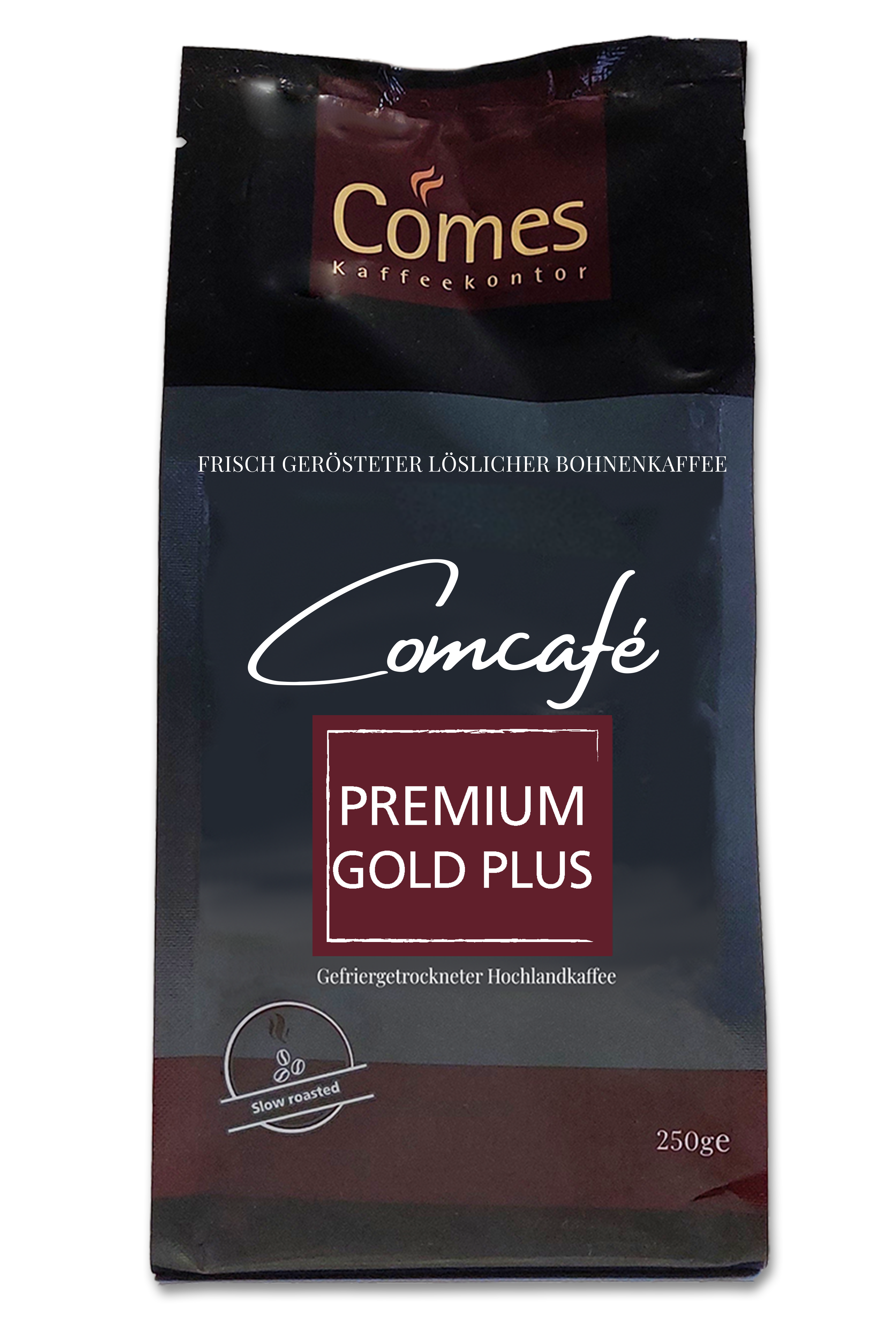 Comcafé Premium Gold Plus Löslicher Kaffee Comes Kaffeekontor