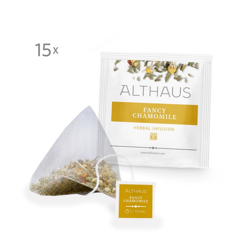 Althaus Fancy Chamomile Kamillen Tee Pyra Pack