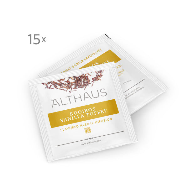 Althaus ROOIBOS VANILLA TOFFEE einzeln kuvertiert