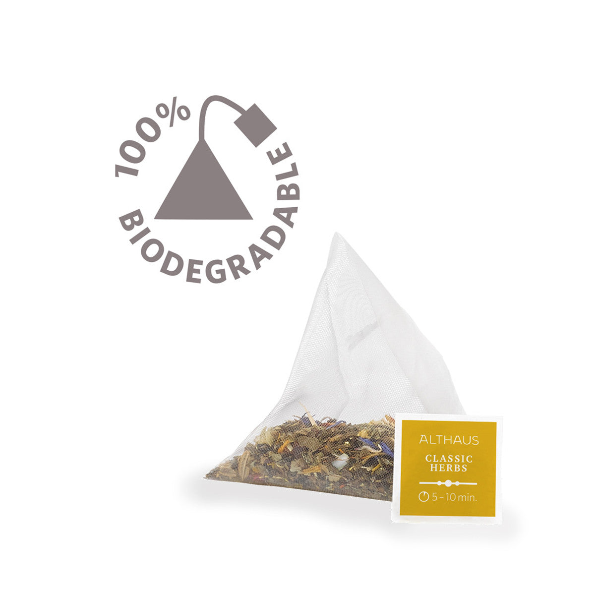 Althaus Tee Classic Herbs 100% biologisch abbaubar