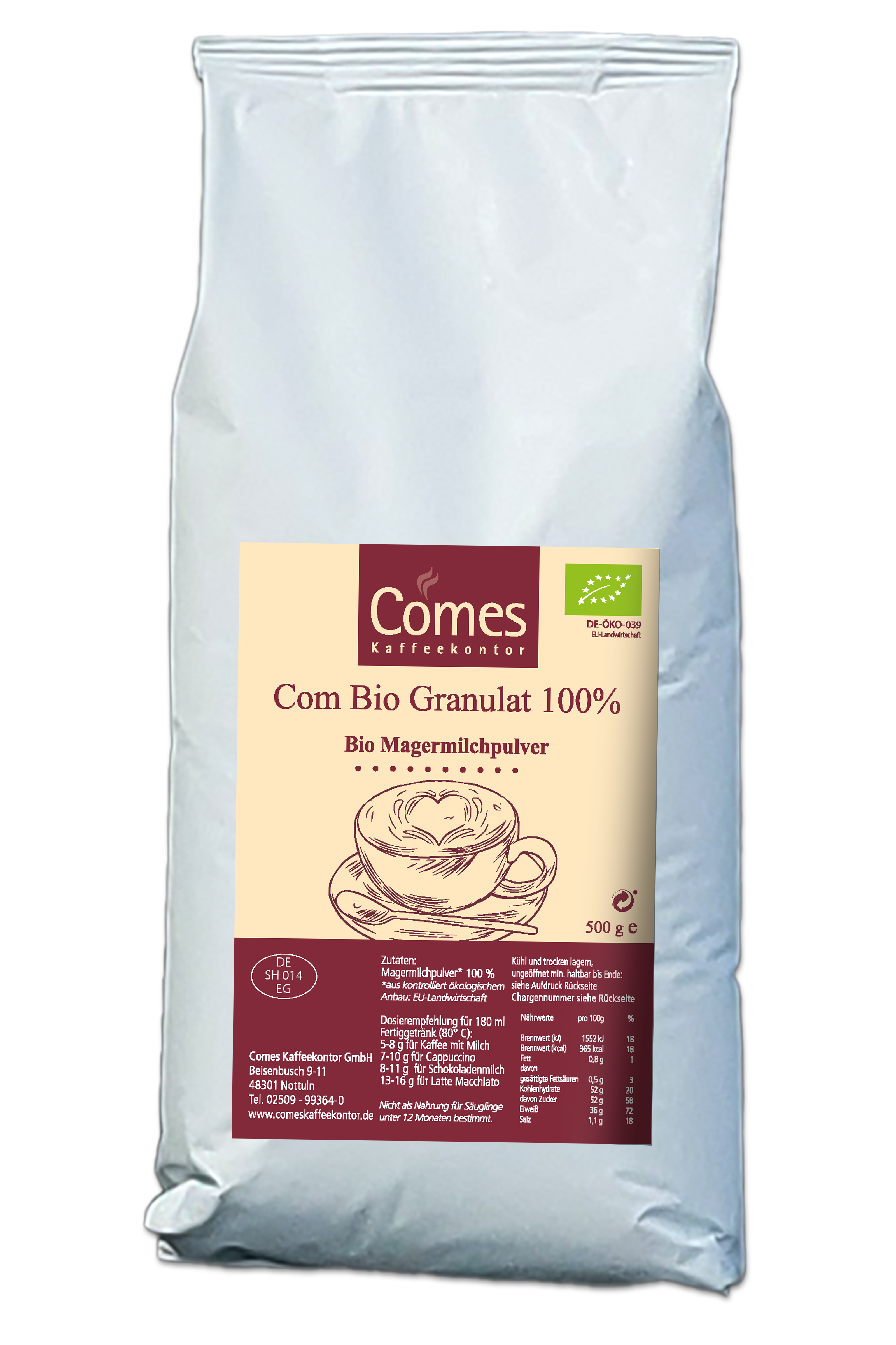 Bio Topping Granulat 100% Milch