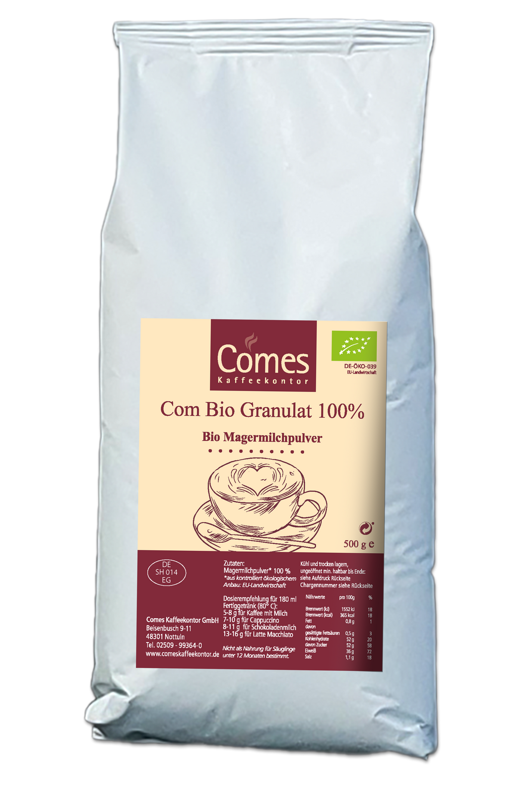 Bio Topping Granulat 100% Milch