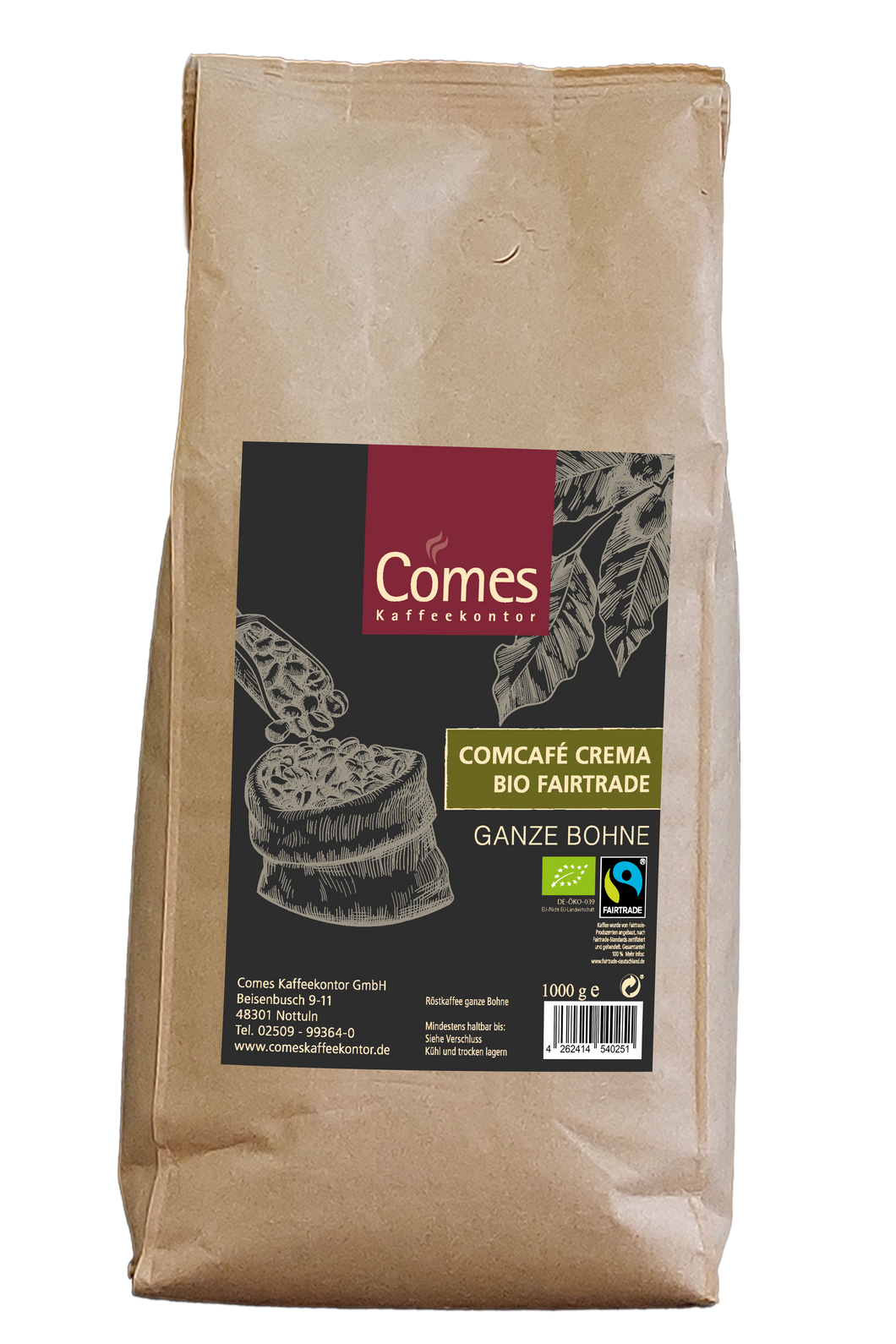 Comcafé BIO FAIRTRADE Crema