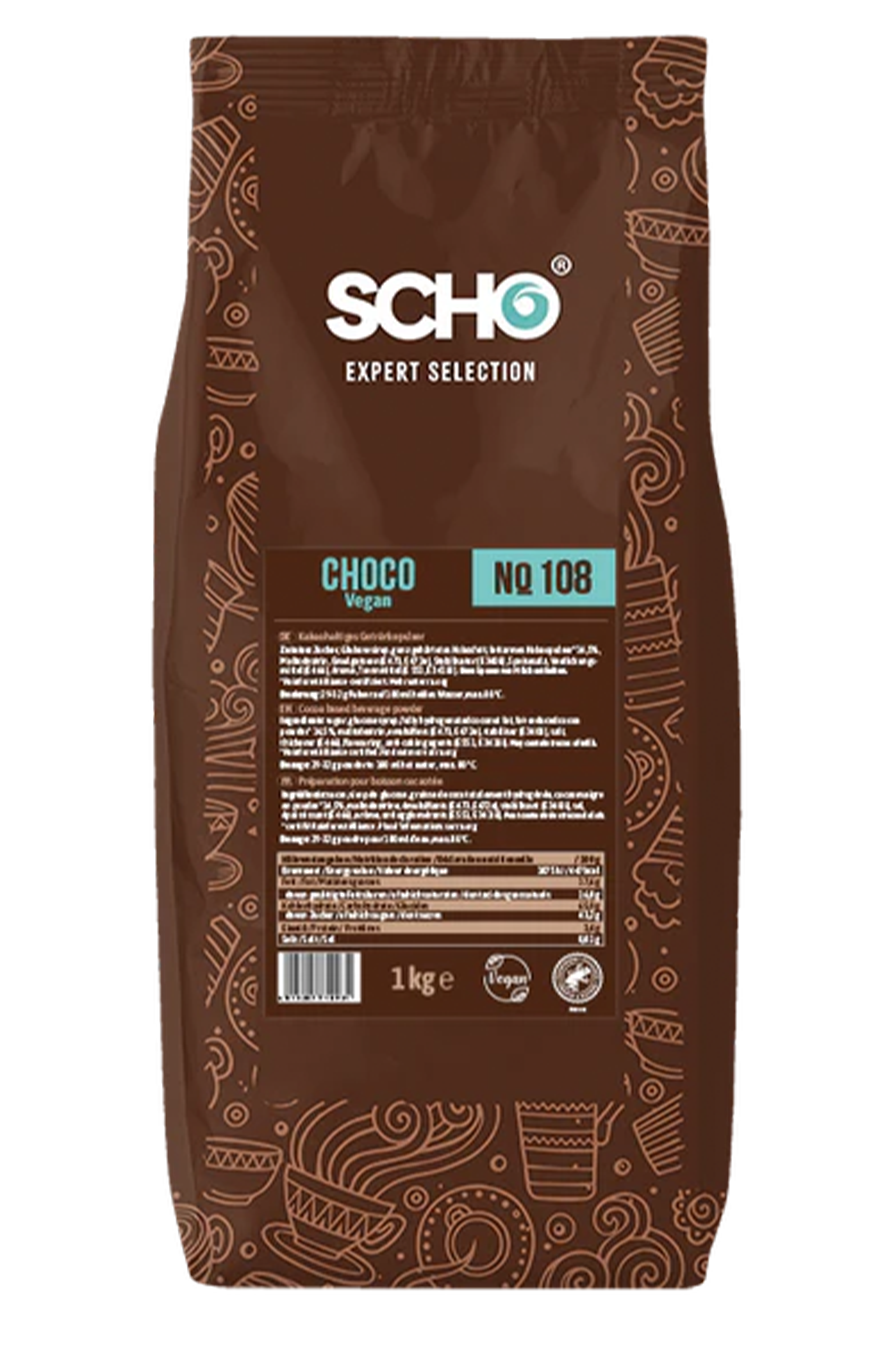 Vegane Trinkschokolade CHOCO No.108 „Vegan“