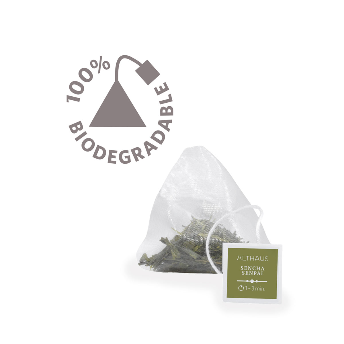 Althaus SENCHA SENPAI Grüner Tee 100% biologisch abbaubar