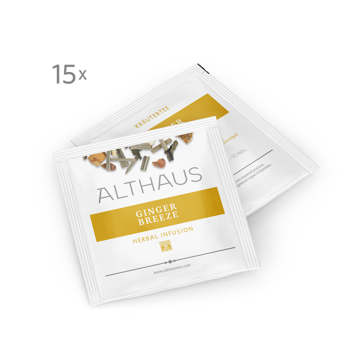Althaus GINGER BREEZE Ingwer Tee einzeln kuvertiert