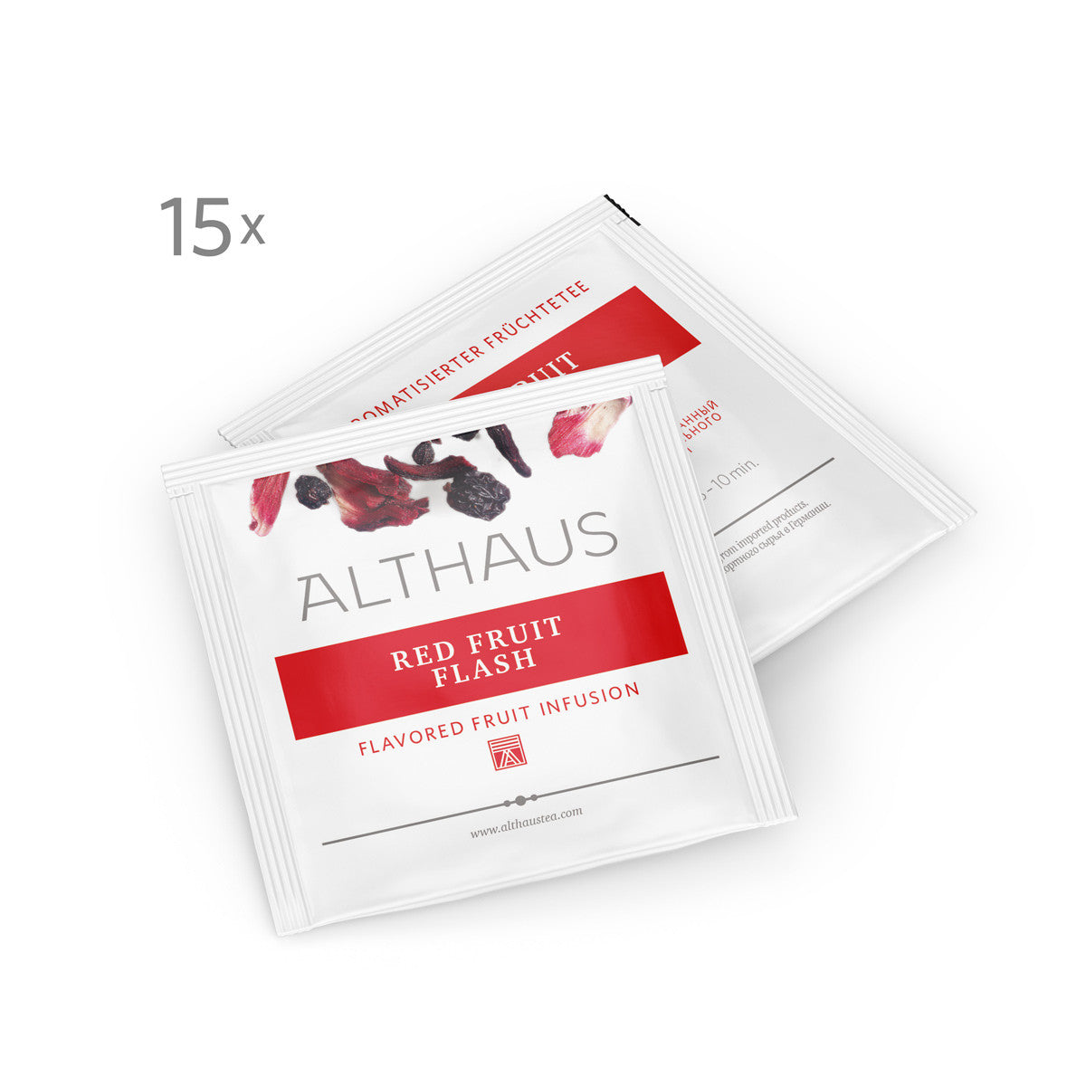 Althaus RED FRUIT FLASH Früchtetee einzeln kuvertiert